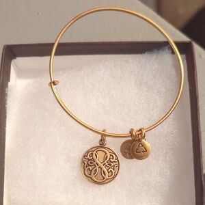 Alex and Ani Gold Charm Bracelet